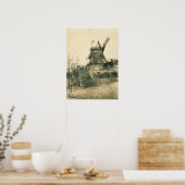 Van Gogh - Molen van La Galette Poster (Keuken)