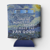 Van Gogh Monet Degas Funny Artist Pun Sterrennacht Blikjeskoeler (Achterkant)