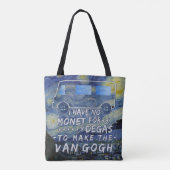 Van Gogh Monet Degas Funny Artist Pun Sterrennacht Tote Bag (Achterkant)