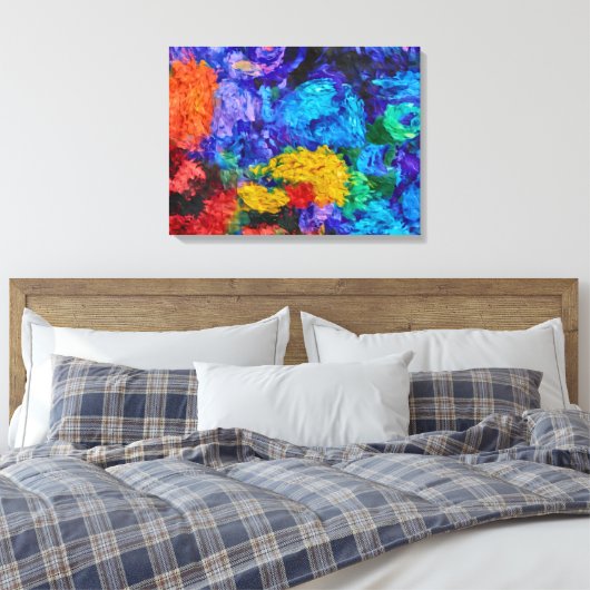Van Gogh Monet Style Canvas Schilderkunst (Insitu (Slaapkamer))