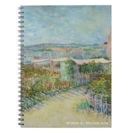 Van Gogh Montmartre gepersonaliseerd Notitieboek
