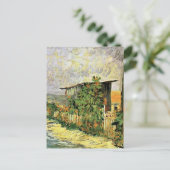 Van Gogh - Montmartre-pad met zonnebloemen, Briefkaart (Staand voorkant)