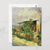 Van Gogh - Montmartre-pad met zonnebloemen, Briefkaart (Voorkant / Achterkant)