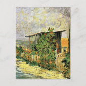Van Gogh - Montmartre-pad met zonnebloemen, Briefkaart (Voorkant)