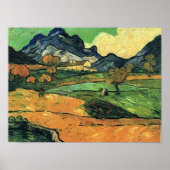Van Gogh - Mount Gaussier, beroemd schilderij, Poster (Voorkant)
