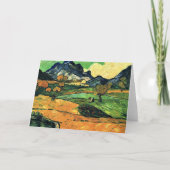 Van Gogh - Mount Gaussier met Mas de Saint-Paul M Kaart (Voorkant)