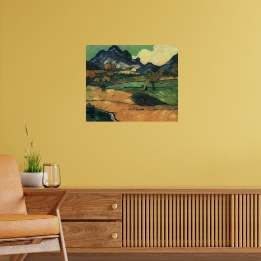 Van Gogh - Mount Gaussier Poster (Woonkamer 2)