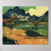 Van Gogh - Mount Gaussier Poster (Voorkant)