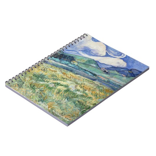 Van Gogh Mountainous Landscape Persoonlijk Notitieboek (Linkerzijde)