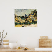 VAN GOGH - MOUNTAINS BIJ SAINT-REMY POSTER (Keuken)
