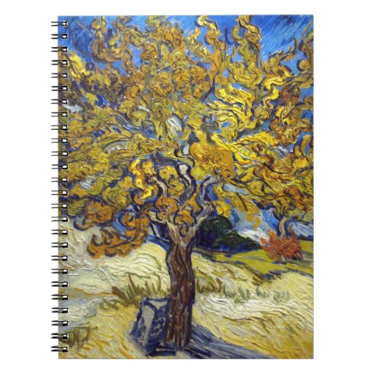 Van Gogh Mulberry Tree Impressionisme Art Notitieboek (Voorkant)