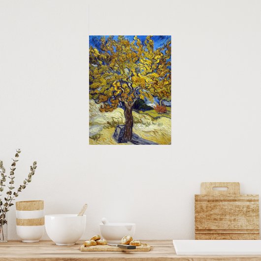 Van Gogh Mulberry Tree Impressionisme Art Poster (Keuken)