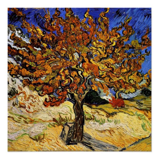 Van Gogh - Mulberry Tree Perfect Poster (Voorkant)
