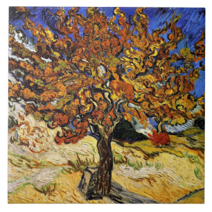 Van Gogh - Mulberry Tree Tegeltje
