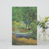 Van Gogh Nature het Lot van het Meer van de Boot Briefpapier (Staand voorkant)