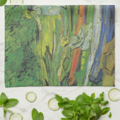 Van Gogh Nature het Lot van het Meer van de Boot Theedoek (Gevouwen)
