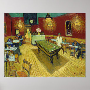 Van Gogh Night Cafe Painting Poster