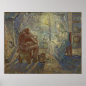Van Gogh - Night (na Millet) Poster (Voorkant)