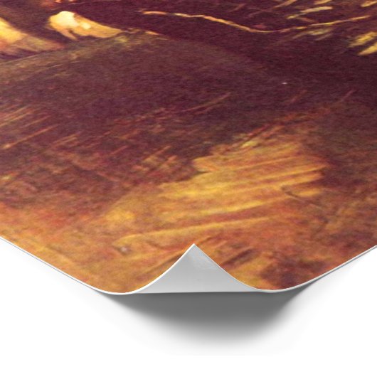 Van Gogh - Nog steeds een paar schoenen Poster (Hoek)