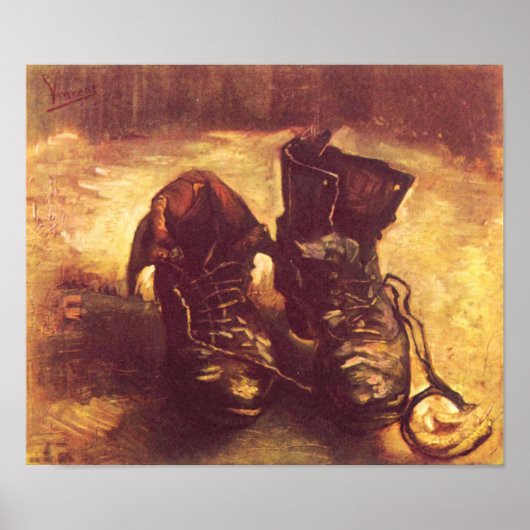 Van Gogh - Nog steeds een paar schoenen Poster (Voorkant)