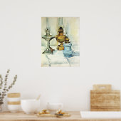 Van Gogh - Nog steeds leven met drie boeken Poster (Keuken)