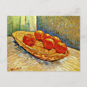 Van Gogh - Nog steeds leven met een mandje van zes Briefkaart