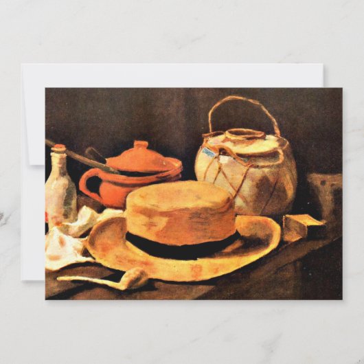 Van Gogh: Nog steeds leven met geel Pet Kaart (Voorkant)