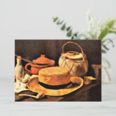 Van Gogh: Nog steeds leven met geel Pet Kaart (Staand voorkant)