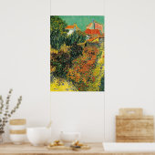 Van Gogh - Noon of Garden Behind a House Poster (Keuken)