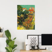 Van Gogh - Noon of Garden Behind a House Poster (Thuiskantoor)