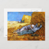 Van Gogh: Noon Rest van het Werk Briefkaart (Voorkant / Achterkant)