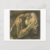 Van Gogh Old Man met kop in handen (F998) Briefkaart (Voorkant)