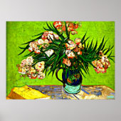 Van Gogh - Oleanders en Boeken Poster (Voorkant)