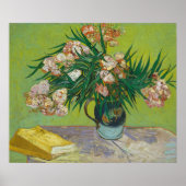 Van Gogh Oleanders Floral Painting Poster (Voorkant)