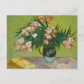 Van Gogh Oleanders Roze Bloemstilleven Kunst Briefkaart (Voorkant)