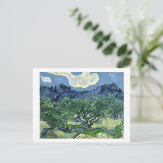 Van Gogh | olijfbomen | Adreswijziging Aankondigingskaart (Staand voorkant)