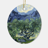 Van Gogh Olijfbomen - Blue Mountain Art Keramisch Ornament (Links)