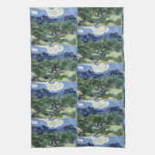Van Gogh Olijfbomen - Blue Mountain Art Theedoek (Verticaal)