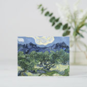 Van Gogh Olijfbomen - Blue Mountain Kunst Briefkaart (Staand voorkant)