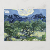 Van Gogh Olijfbomen - Blue Mountain Kunst Briefkaart (Voorkant)