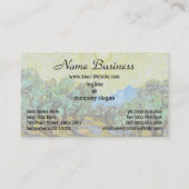 Van Gogh Olijfbomen Gele Zon Hemel Schilderij Visitekaartje (Voorkant)