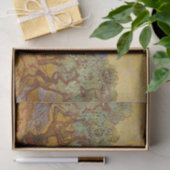 Van Gogh Olijfbomen Gele Zon Hemel Tissuepapier (Geschenk)