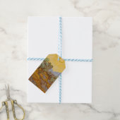 Van Gogh olijfbomen gele zon lucht Cadeaulabel (Met Touw)