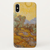 Van Gogh olijfbomen gele zon lucht Case-Mate iPhone Case (Achterkant)