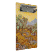 Van Gogh olijfbomen gele zon lucht Mini Klembord (Schuin)
