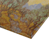 Van Gogh olijfbomen gele zon lucht Snijplank (Hoek)