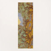 Van Gogh olijfbomen gele zon lucht Yogamat (Voorkant)