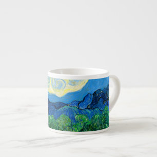 Van Gogh Olijfbomen in een bergachtig landschap Espresso Kop