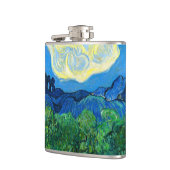 Van Gogh Olijfbomen in een bergachtig landschap Heupfles (Links)