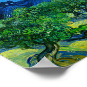 Van Gogh Olijfbomen in een bergachtig landschap Poster (Hoek)